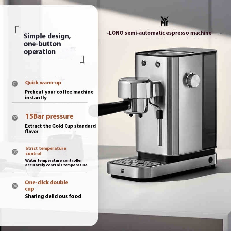 Household Semi-automatic Espresso Coffee Machine